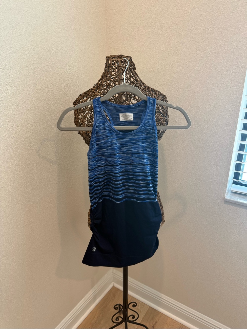 Athleta Blue Racerback Tank